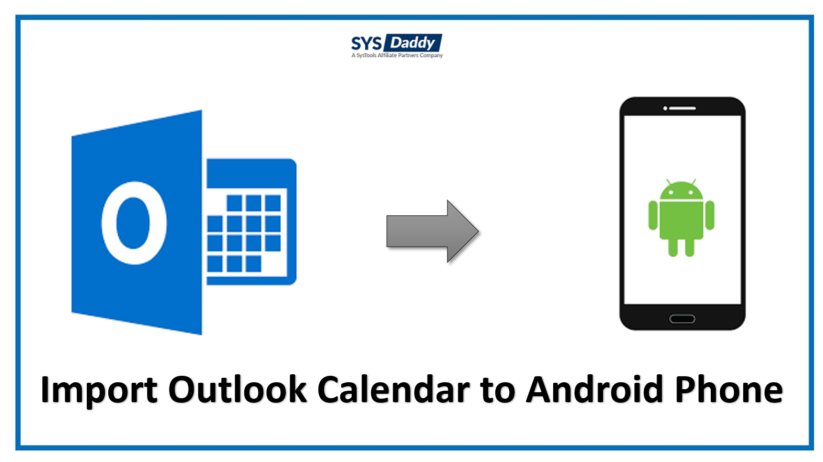 import outlook calendar to android phone