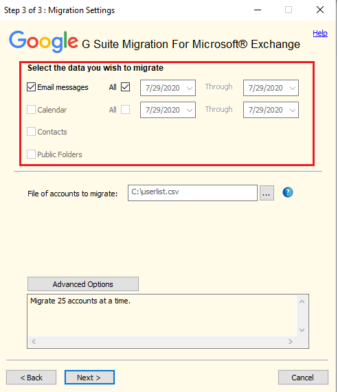 outlook for mac set number of email to sync