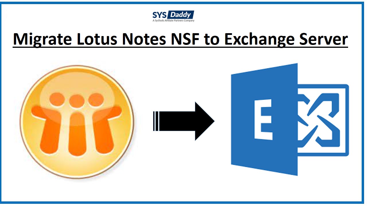 migrate lotus notes nsf to exchange server