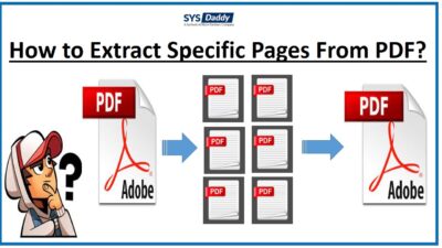 extracts specific pages from pdf file