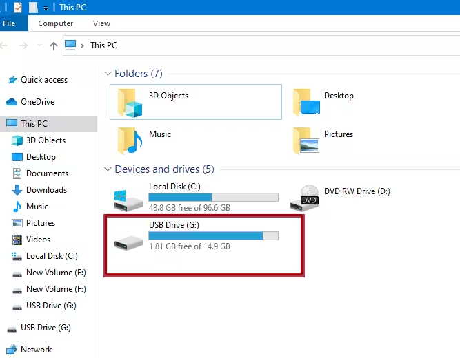 recover deleted files from virus infected pen drive
