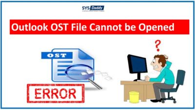 Outlook OST File Cannot be Opened