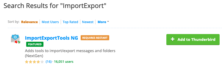 add import export tool 