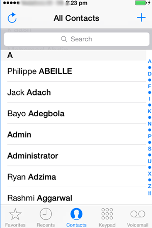 transfer excel contacts to iphone