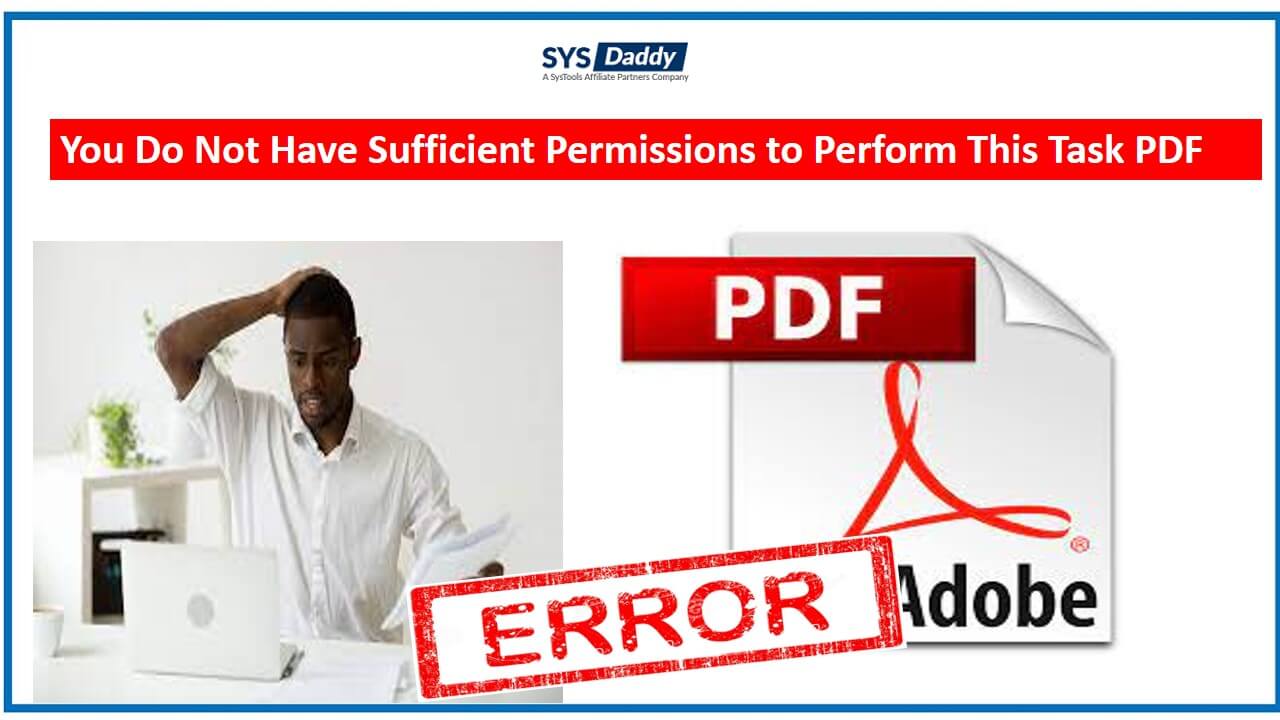You Do Not Have Sufficient Permissions to Perform This Task PDF