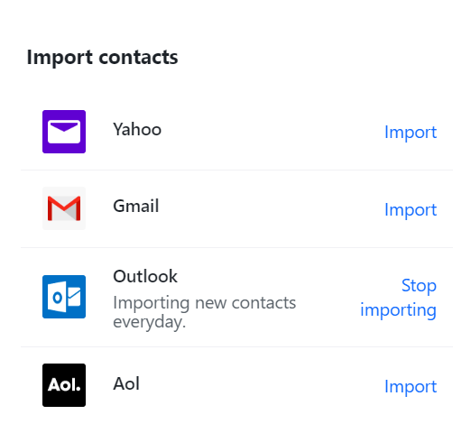 import outlook contacts to yahoo mail