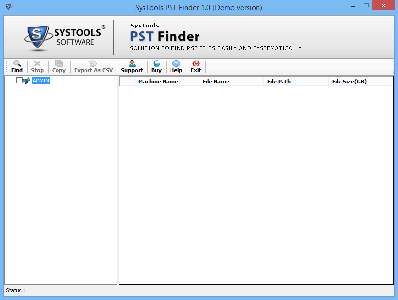  Download and Run the tool to find your PST file.
