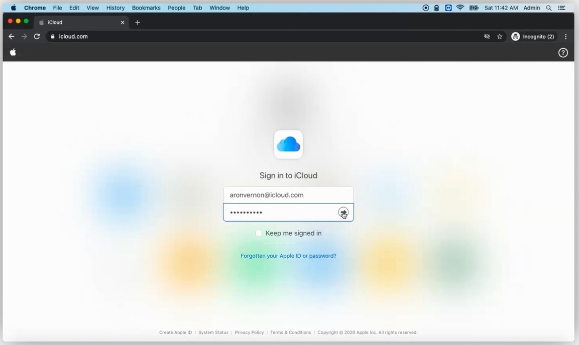 Login iCloud Account